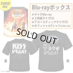 Photo1: KISS Rocks Vegas Blu-ray+3CD+T-shirt(L) BOX Limited 5000 Japan NEW