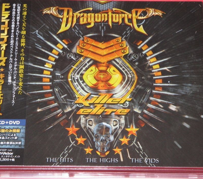 Dragonforce Limited 2CD+DVD Killer Elite The Hits -The Highs -The Vids Japan NEW