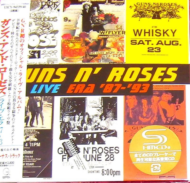 Guns N' Roses ‎Mini LP Paper Sleeve SHM-CD Live Era Japan UICY-94338