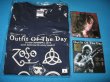 Photo1: LED ZEPPELIN Limited 2x Outfit Of The Day A+B+T-shirt L Tarantura