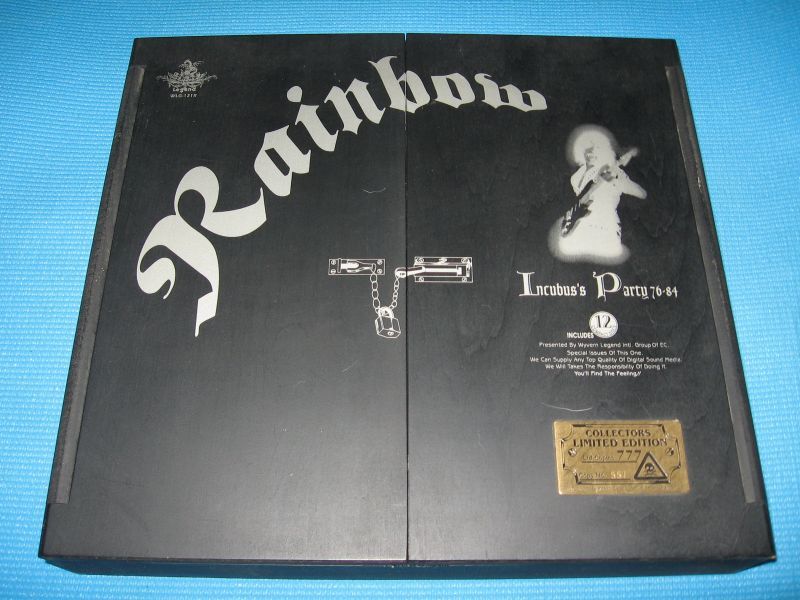 Photo: RITCHIE BLACKMORES RAINBOW 12CD Numbered Wooden Box Incubus Party w/Outer Carton