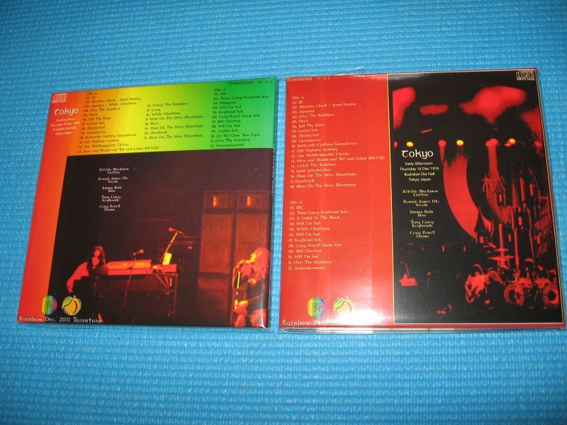 Photo: RAINBOW 1ST LANDING 1976 20CD Complete w/Limited Numbered GUITAR CASE Tarantura