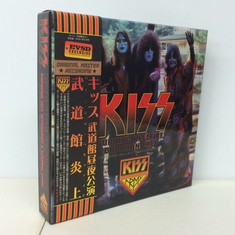 KISS 2CD BOX BURNING HELLFIRE Budokan 1977 Empress Valley Limited