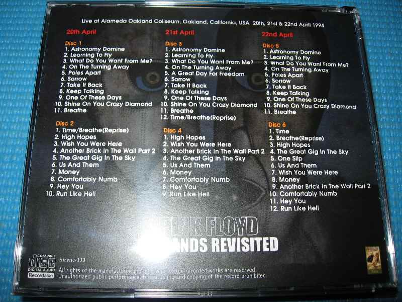 Photo: PINK FLOYD Oaklands Revisited 6CDR+Bonus CDR Sirene-133